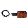 Pisca Moto Universal YBR 2004~2008 XTZ Lente Âmbar GVS