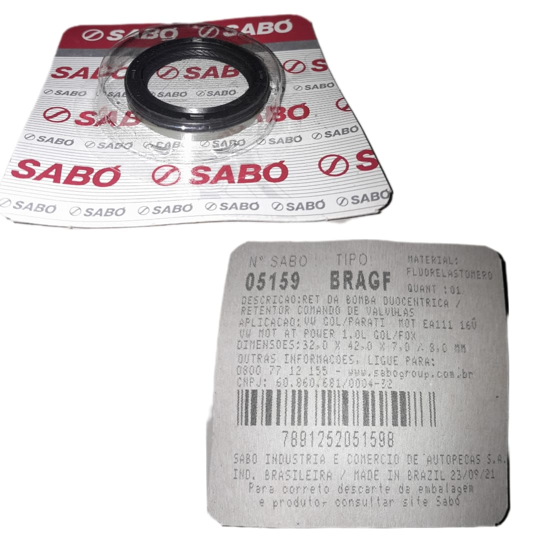 RETENTOR COMANDO E BOMBA DE OLEO GOL/VOYA/PATA/SAV