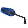 Retrovisor GVS 3944 GTX Par Lente Prata Carc Azul Base Preta