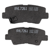 Pastilha De Freio Traseiro Syl 7261C