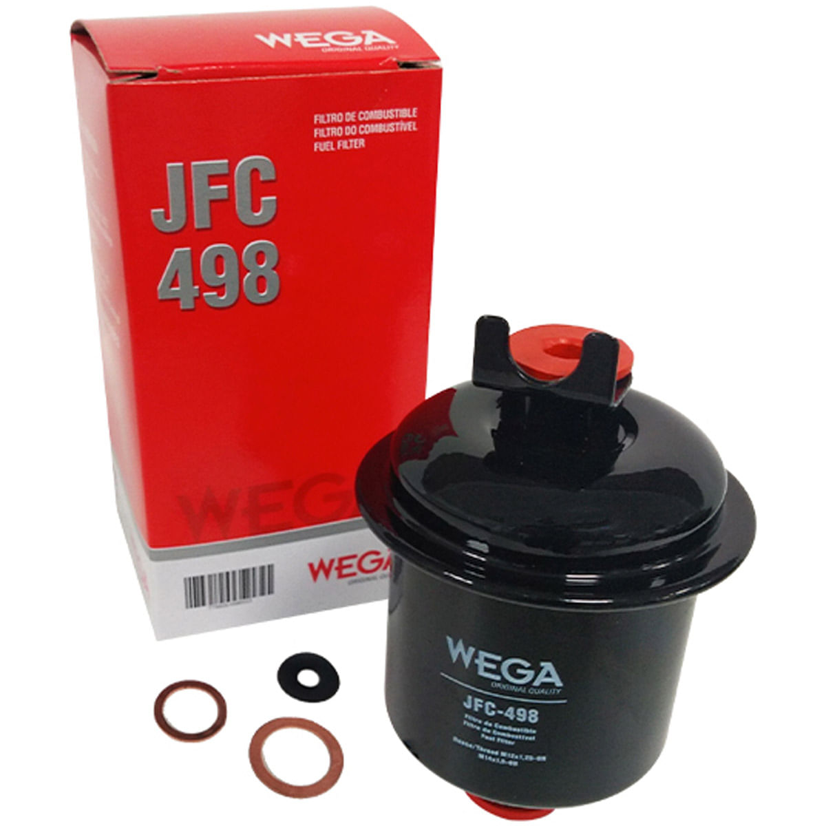 Filtro de Combustível Wega JFC498 Honda Civic 1.6 Odyssey Legend