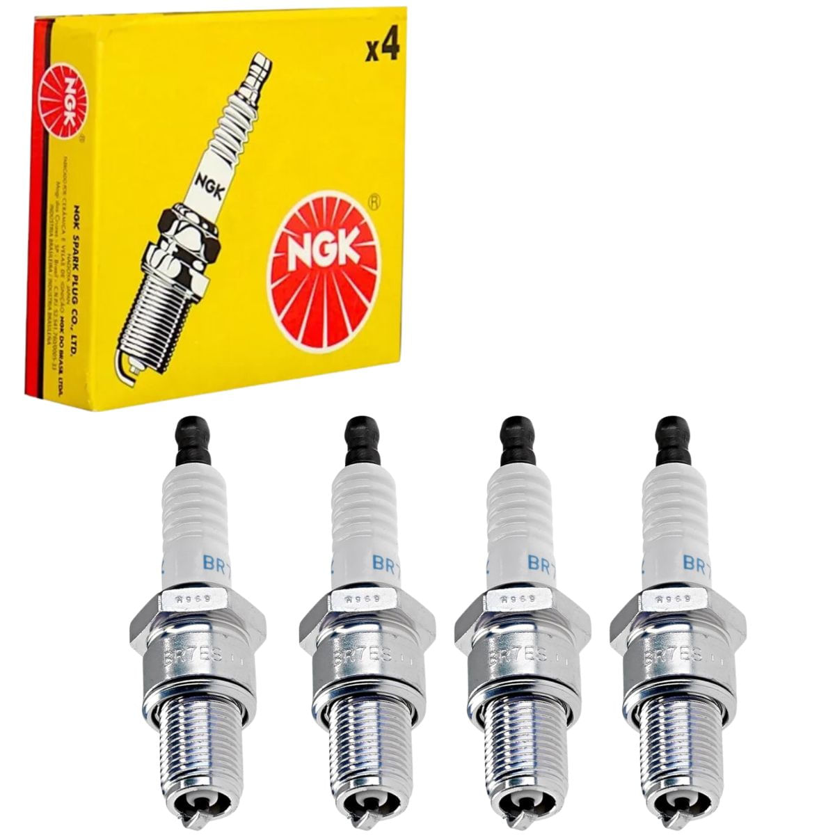 Vela de Ignição NGK BKR6ESZ-10 Renault Clio 1.6 16V Logan 1.6 16V Duster 1.6 2.0 16V