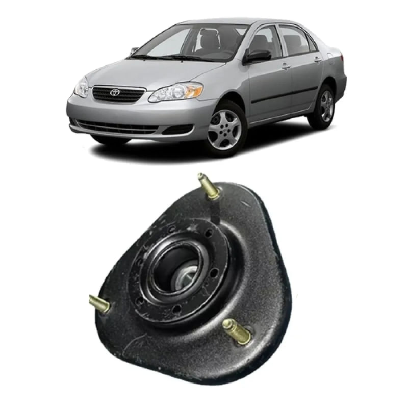 Coxim do Amortecedor Dianteiro Metal System 30960 Toyota Corolla Fielder 2002 a 2008