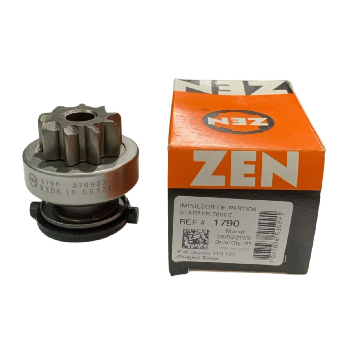 Impulsor de Partida Zen 1790 Fiat Ducato 2.3 Multijet / Peugeot Boxer / Citroën Jumper