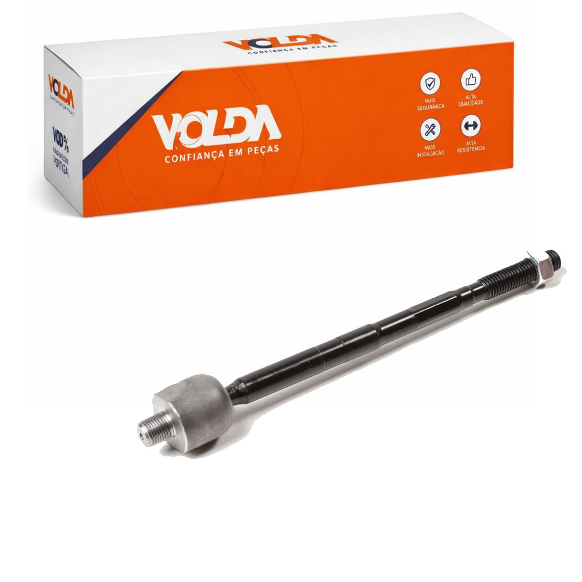 Articulação Axial de Direção Volda Fiat Palio Siena Strada Punto 2010 a 2018 Rosca Grossa M16 Direção Hidráulica