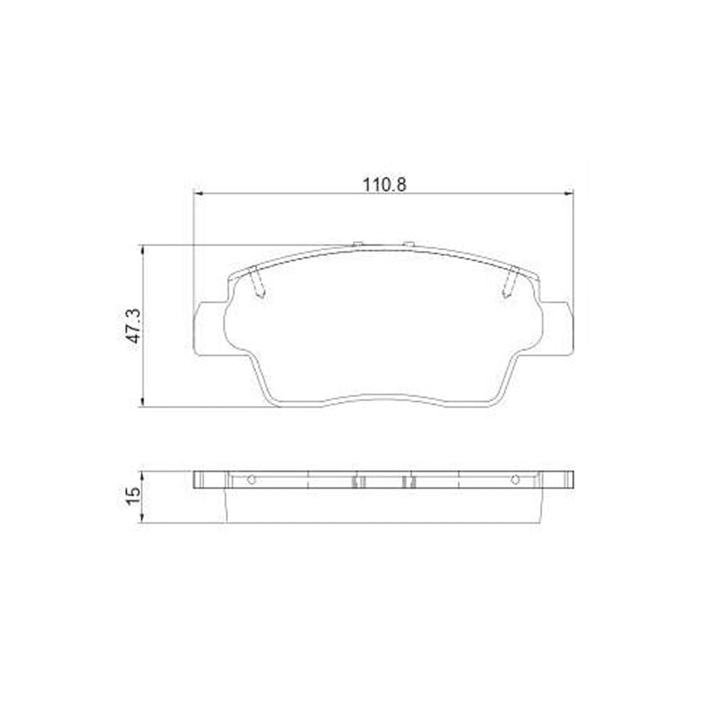 Pastilha de Freio Dianteira Cobreq N2119 Renault Kwid 1.0 12V 2019 em Diante