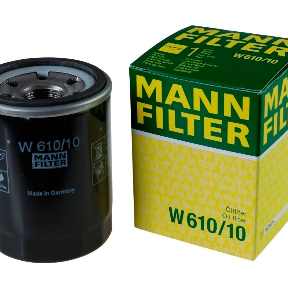 Filtro de Óleo Mann-Filter W610/10 Honda Civic Fit City HR-V CR-V Accord