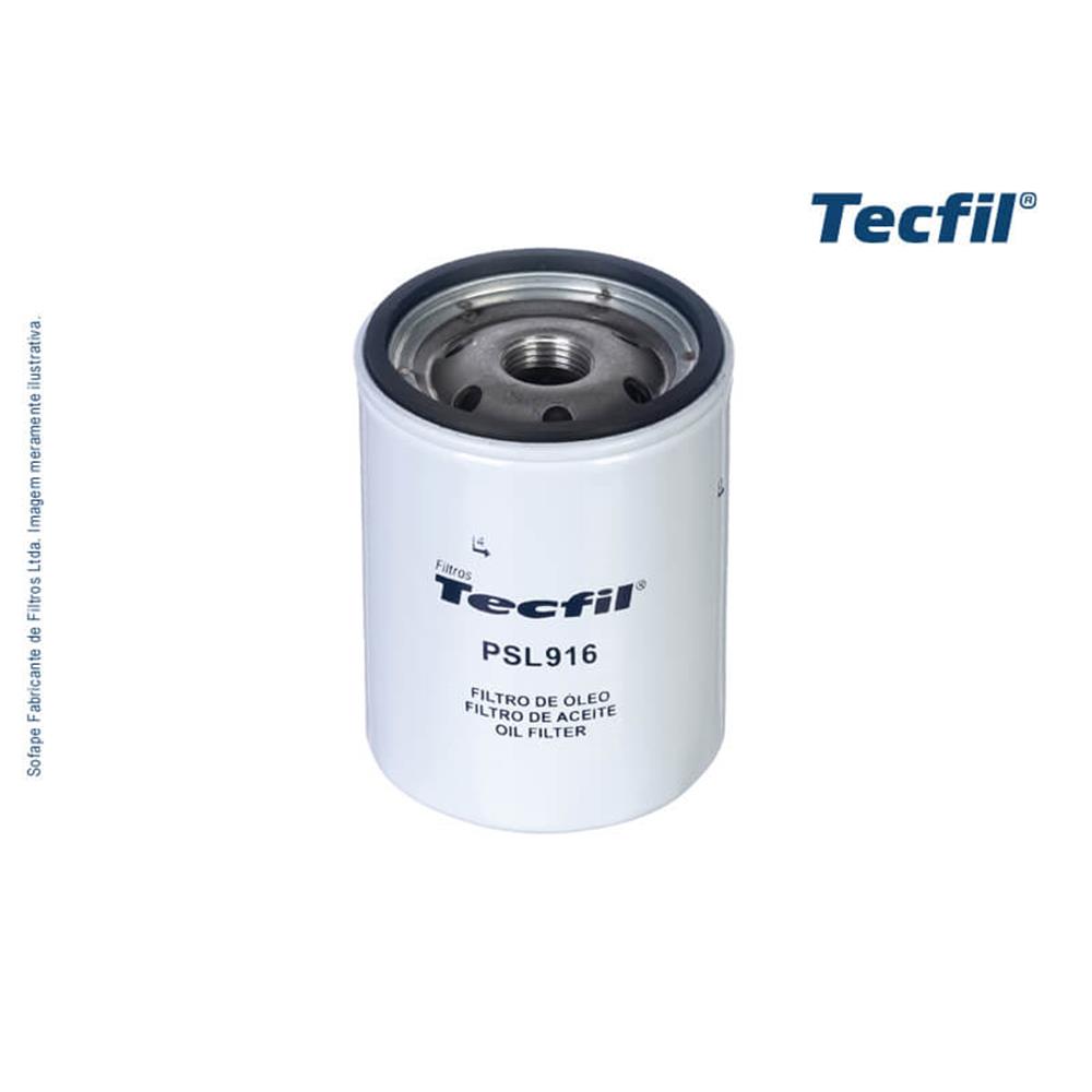 Filtro de Óleo Tecfil PSL916 Toyota Hilux SW4 2.7 16V Chery Celer Arrizo Tiggo
