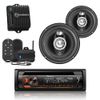 Combo Som Pioneer DEHS4280BT + Falante Amplificador Controle
