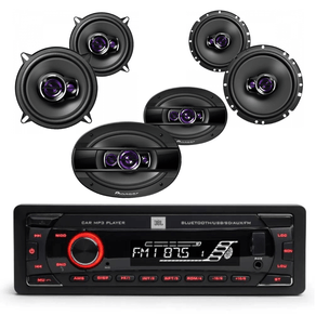 Som Celebrity 100 JBL + 3 Pares de Alto-Falantes Pioneer