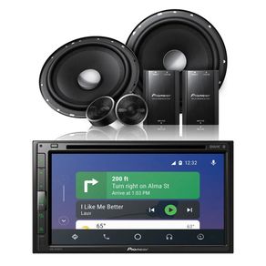 Kit Central Multimidia Dvd Pioneer AVH-Z5280TV + Kit 2 Vias TS-C1790BR
