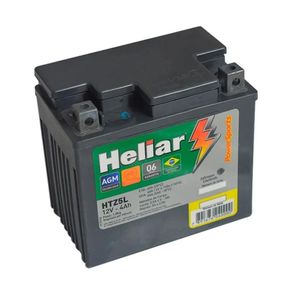 Bateria Moto HTZ5L CG 125/160 NXR 125 Heliar 4Ah Selada