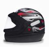 Capacete-Taurus-Grafic-Preto-Fosco-tamanho-58