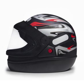 Capacete-Taurus-Grafic-Preto-Fosco-tamanho-60