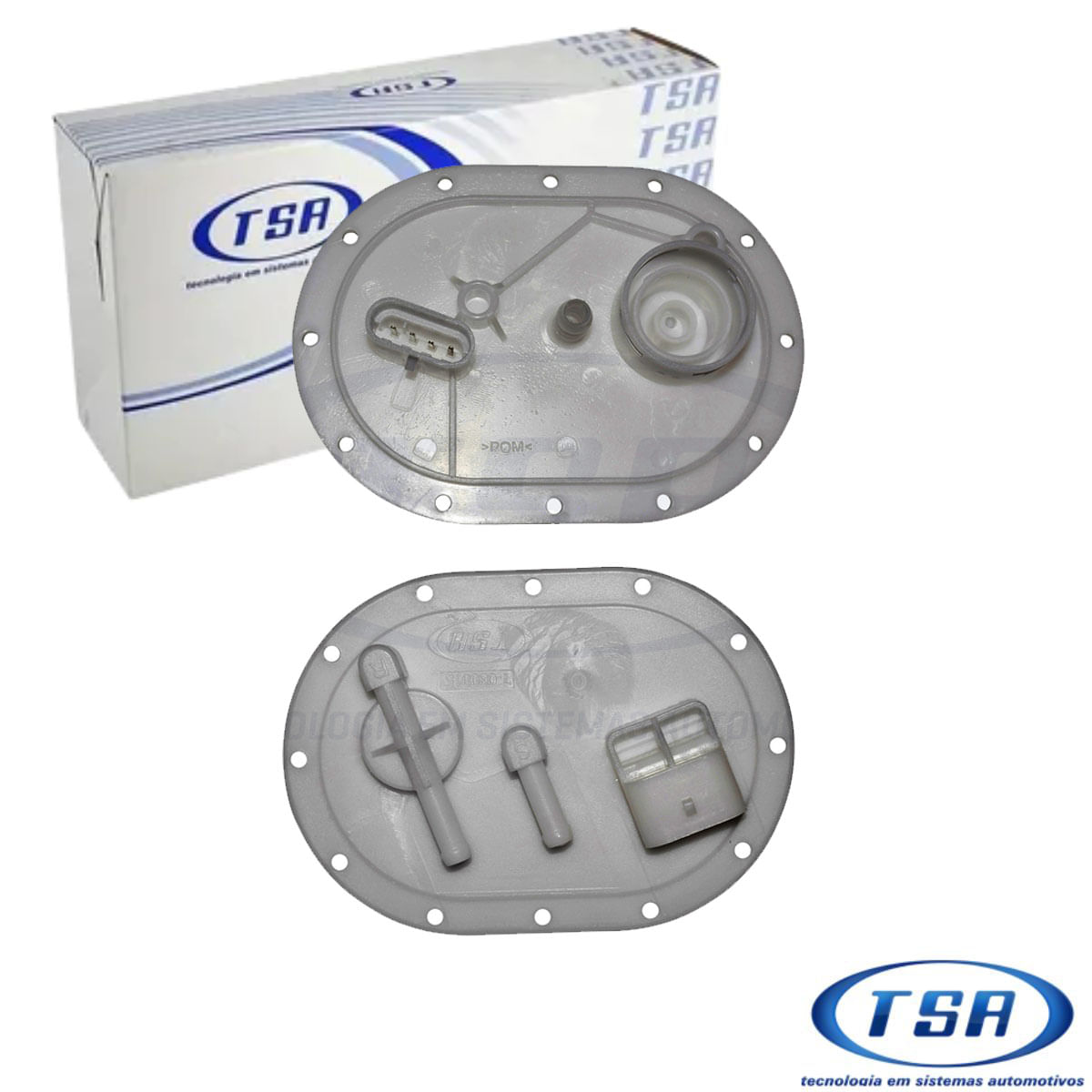 Flange da Bomba de Combustível TSA T-030015 Fiat Uno Fiorino Fire 2004 a 2013 Gasolina Flex