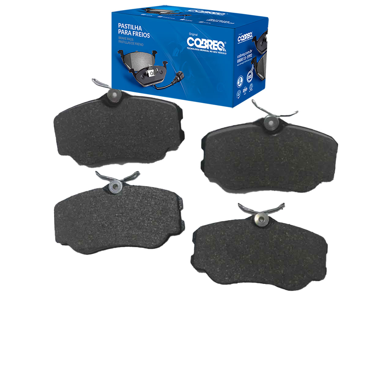 Pastilha de Freio Dianteira Cobreq N232 Sistema Varga VW Gol GTi 2.0 Parati Santana Quantum