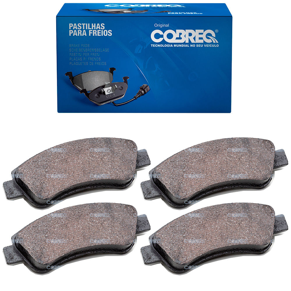 Pastilha de Freio Dianteira Cobreq N1166 Sistema Bosch Peugeot 307 206 1.6 16V Citroen Xsara