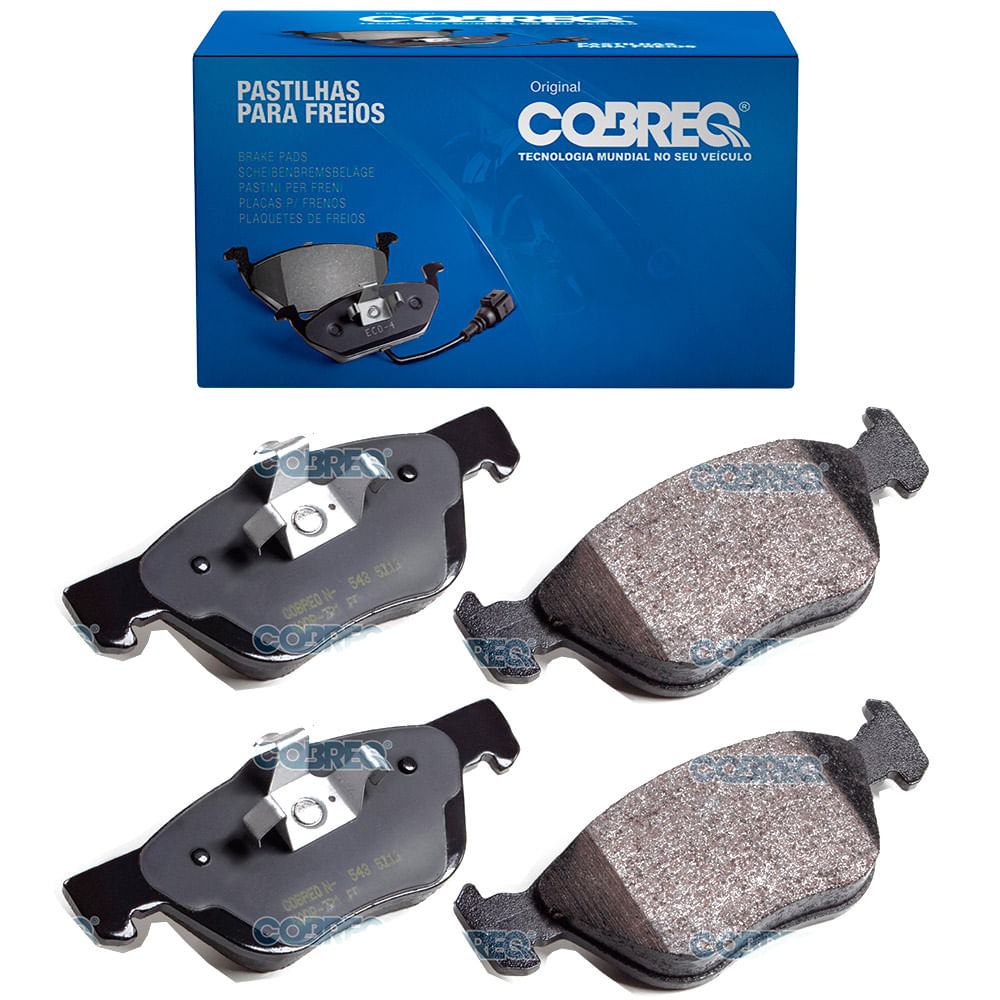 Pastilha de Freio Dianteira Cobreq N543 Sistema Teves Fiat Argo Cronos 1.8 16V