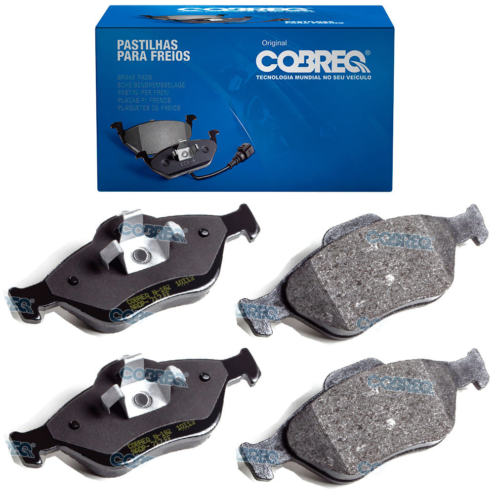 Pastilha de Freio Dianteira Cobreq N182 Ford Fiesta / EcoSport (Teves)