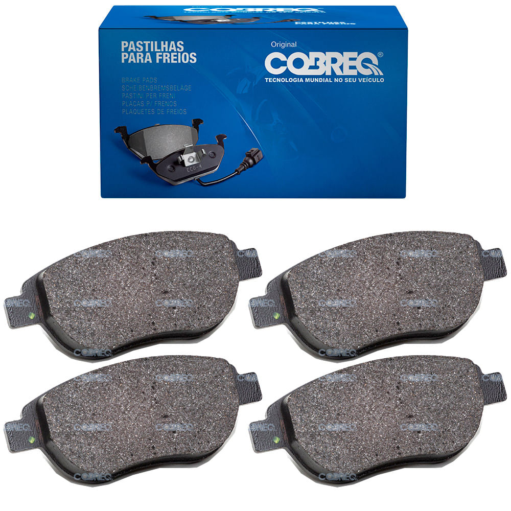Pastilha de Freio Dianteira Cobreq N1168 Peugeot 307 2.0 16V Citroen C4 Pallas 2.0