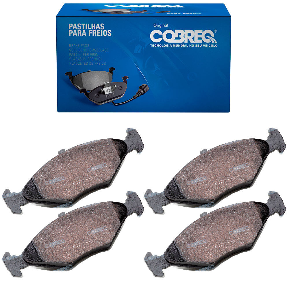 Pastilha de Freio Dianteira Cobreq N289 Teves VW Gol Parati Saveiro G4 G5 G6
