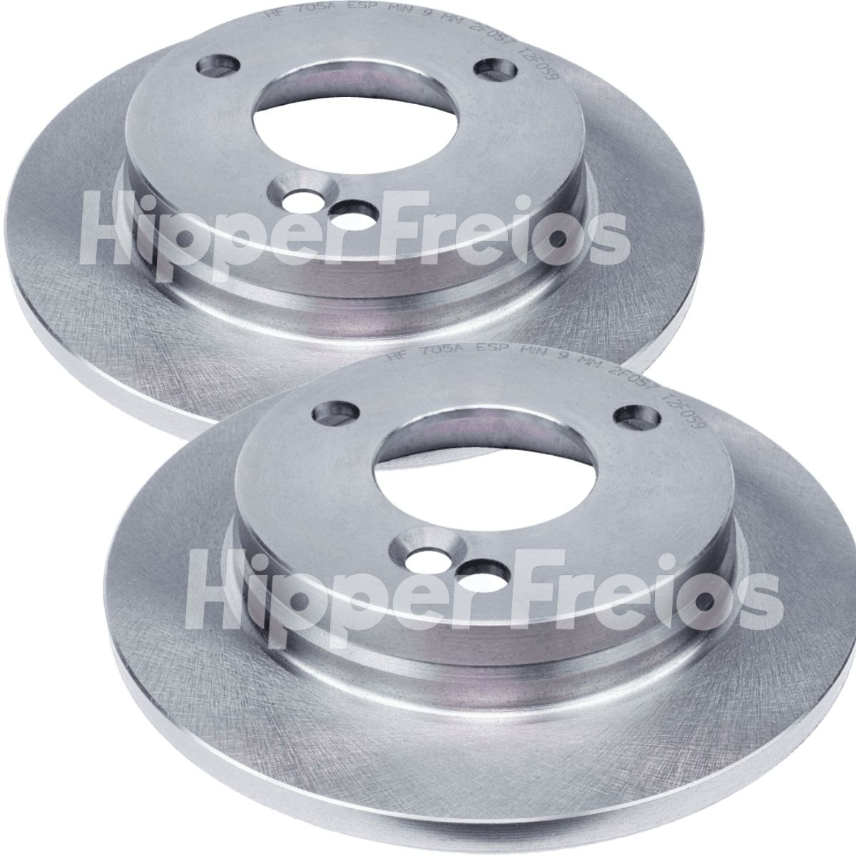 Disco de Freio Dianteiro Sólido Hipper Freios HF705A Renault Kwid 1.0 215mm