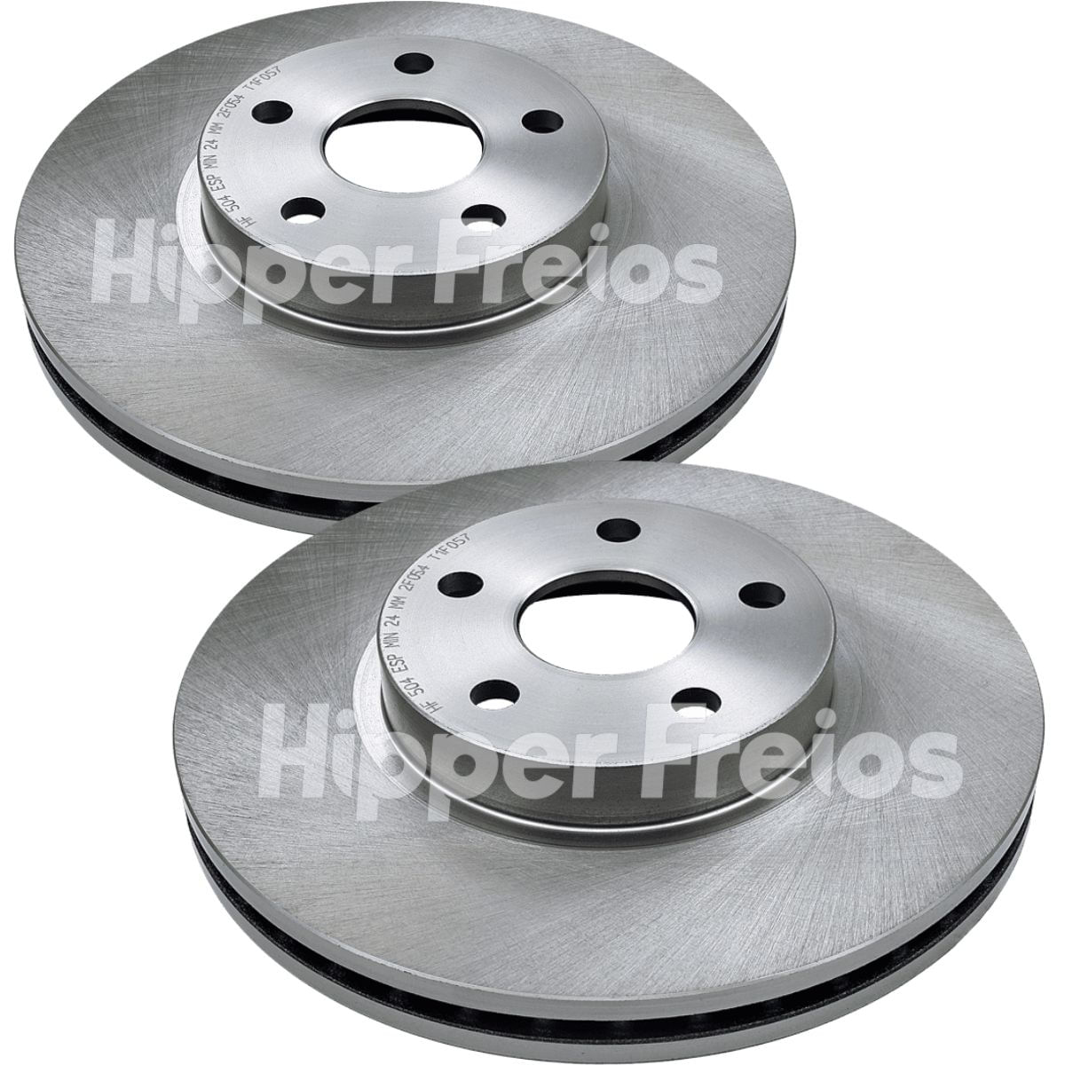 Disco de Freio Dianteiro Ventilado Hipper Freios HF504 273mm Toyota Corolla 1.8 2.0 16V 2008 a 2014