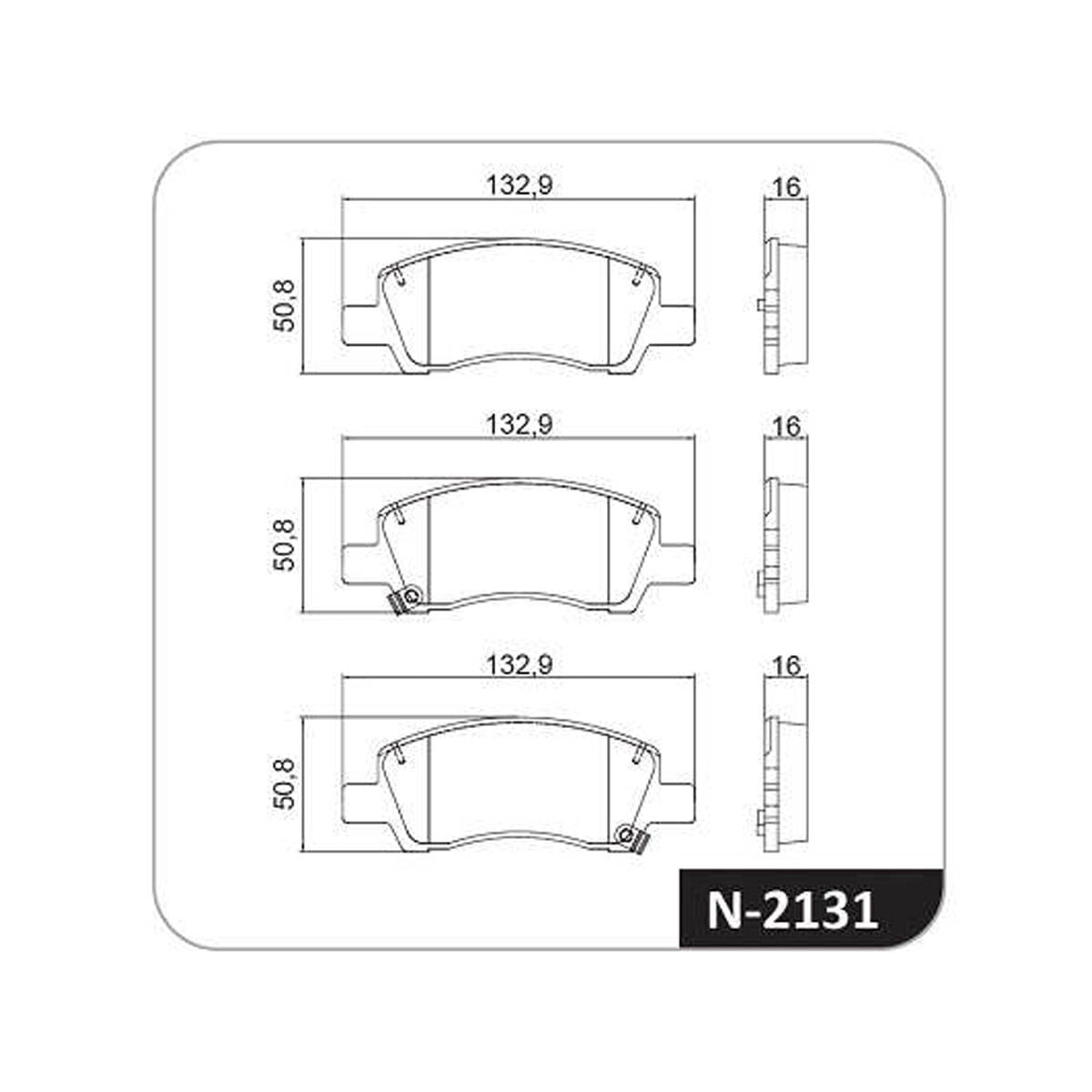 Pastilha de Freio Dianteira Cobreq N2131 Hyundai HB20 1.0 2020 em Diante Evolution Sense
