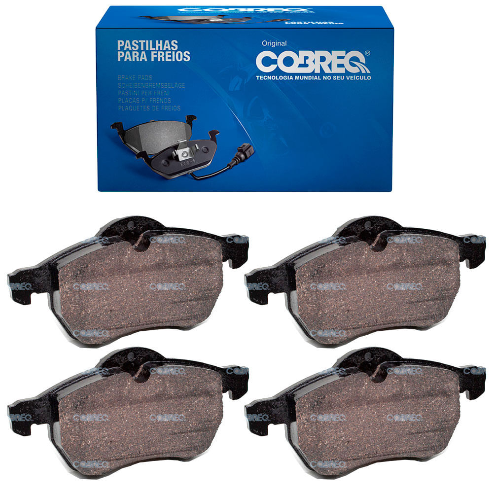 Pastilha de Freio Dianteira Cobreq N351 Sistema Teves Aro 15 Chevrolet Astra Zafira 2.0