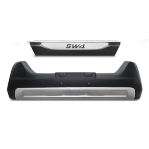 Overbumper Preto c/prata TG Poli Dianteira Hilux 2016 a 2020