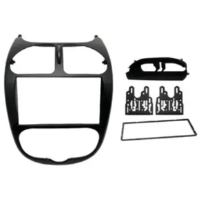 Moldura Fiamon preto fosco 4273 para Peugeot 2004 até 2008