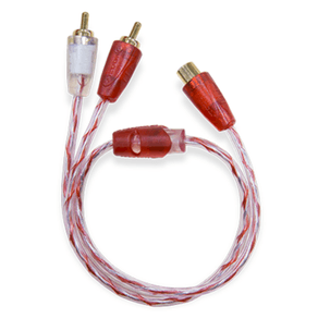 Cabo Y RCA Cristal Módulo de Som 1 Fêmea 2 Macho 40 cm Ouro