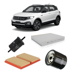 Kit-Filtros-T-Cross-2020-Ar-Cabine-Combustivel-Oleo-Authomix-Mann