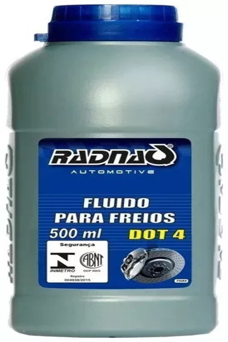 Fluido de Freio DOT 4 Radnaq RQ7040 500ml