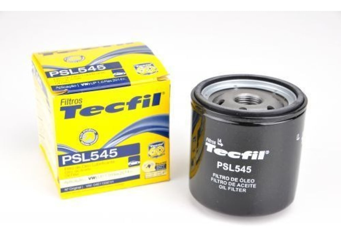 Filtro de Óleo Tecfil PSL545 VW Gol Fox Up Polo Virtus T-Cross Nivus Golf Jetta Saveiro